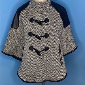 Vintage Houndstooth Cape